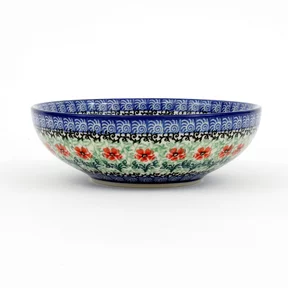 Miska ceramiczna B90 0,5l <br> 1916X Czerwone kwiatuszki